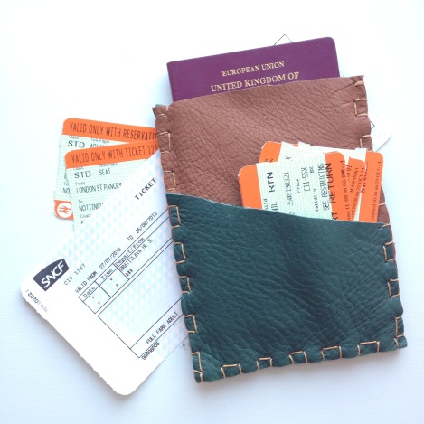 DIY Leather Passport Holder