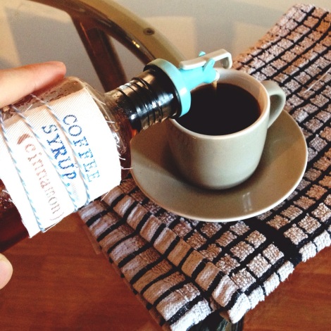 Handmade DIY Coffee Syrup